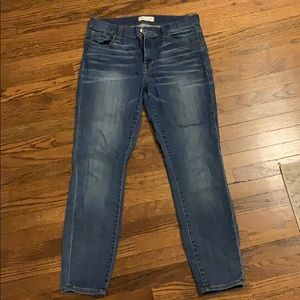 Madewell High Riser Skinny Jeans